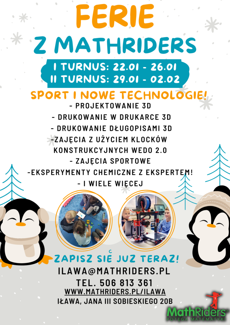 Serdecznie zapraszamy na Zimę z MathRiders 2024!
