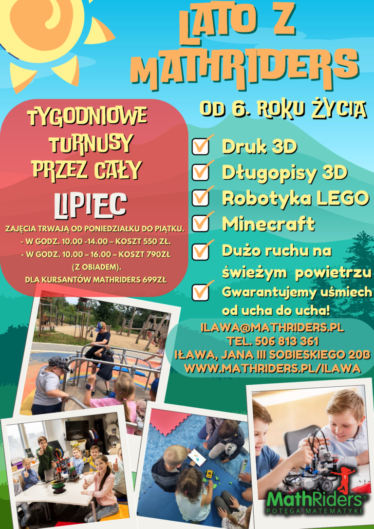 Serdecznie zapraszamy na LATO z MathRiders 2024!