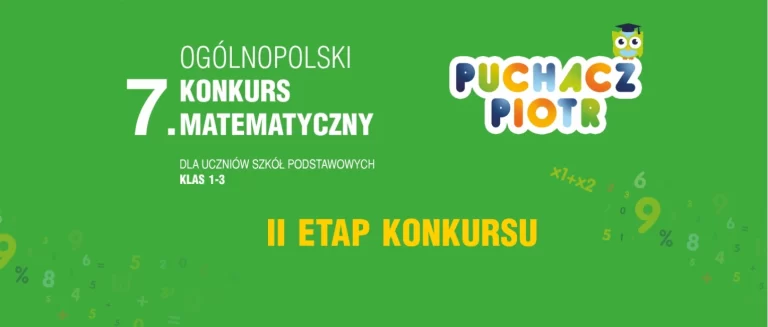 Konkurs matematyczny „Puchacz Piotr” 2023