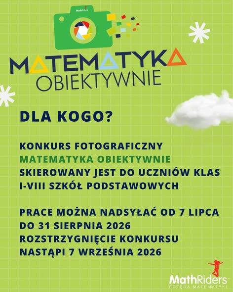 Matematyka w&nbsp;obiektywie – konkurs