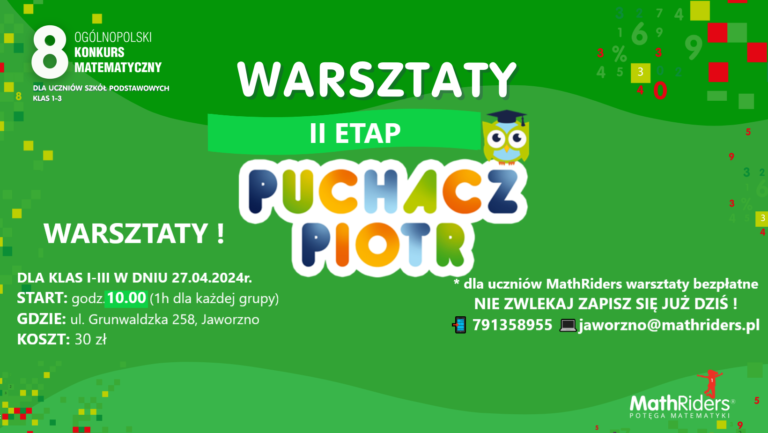 WARSZTATY II ETAP KONKURSU PUCHACZ PIOTR