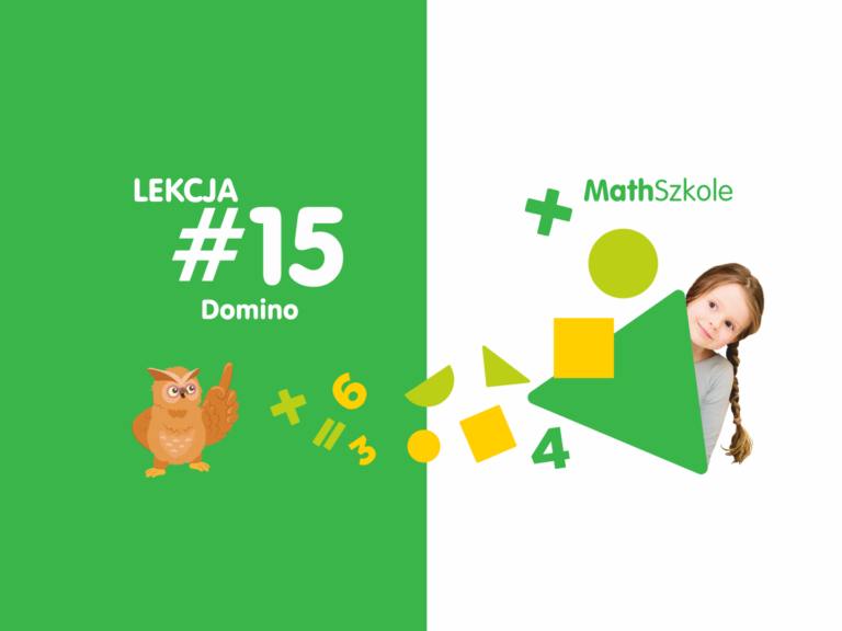Matematyka dla malucha. MathSzkole: Lekcja 15 „Domino”