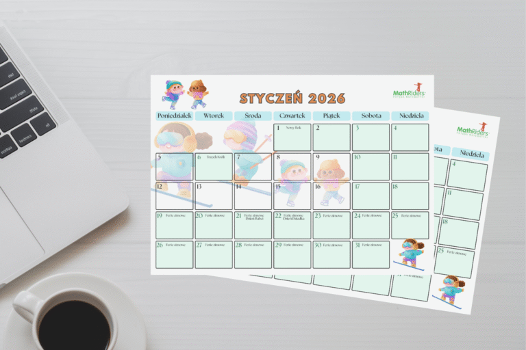 ❄️📈 Styczeń z&nbsp;MathRiders: Nowy Rok, Nowe Równania Celów!
