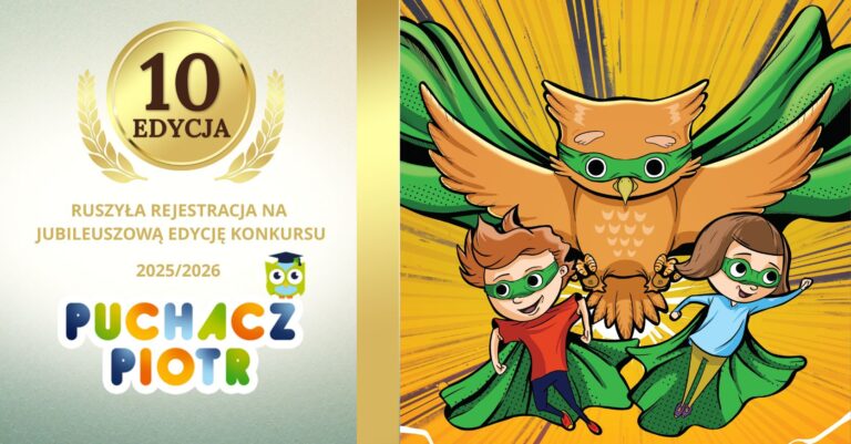 Konkurs matematyczny Puchacz Piotr 2026 – to&nbsp;już 10 edycja!