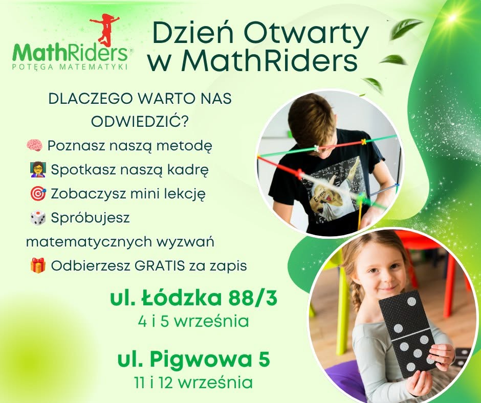 Dni otwarte z matematyką Mathriders Toruń