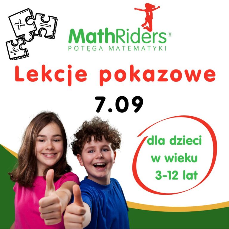 Drzwi otwarte – 07.09.2024 – bezpłatne lekcje pokazowe