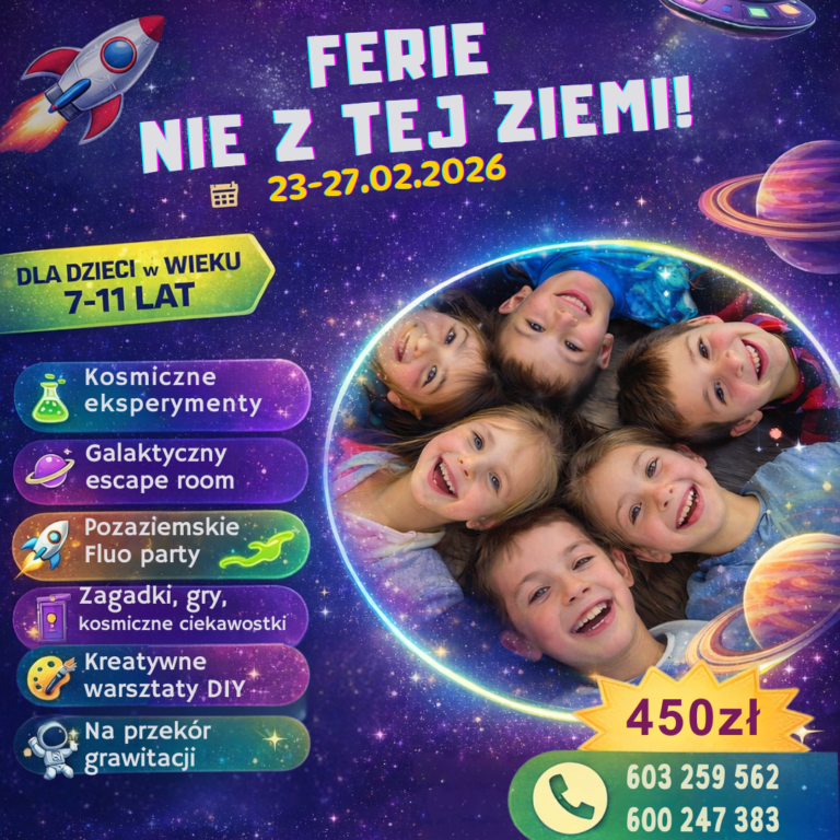 🚀 Ferie nie z tej Ziemi! 🌌- zimowe warsztaty w MathRiders