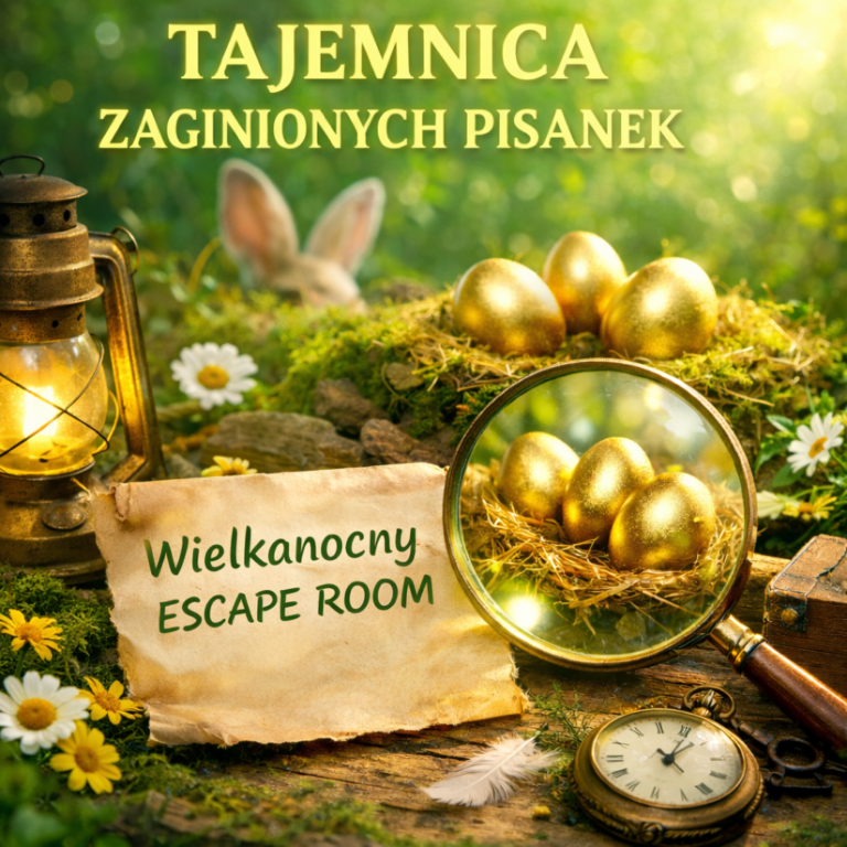 TAJEMNICA ZAGINIONYCH PISANEK – WIELKANOCNY ESCAPE ROOM!