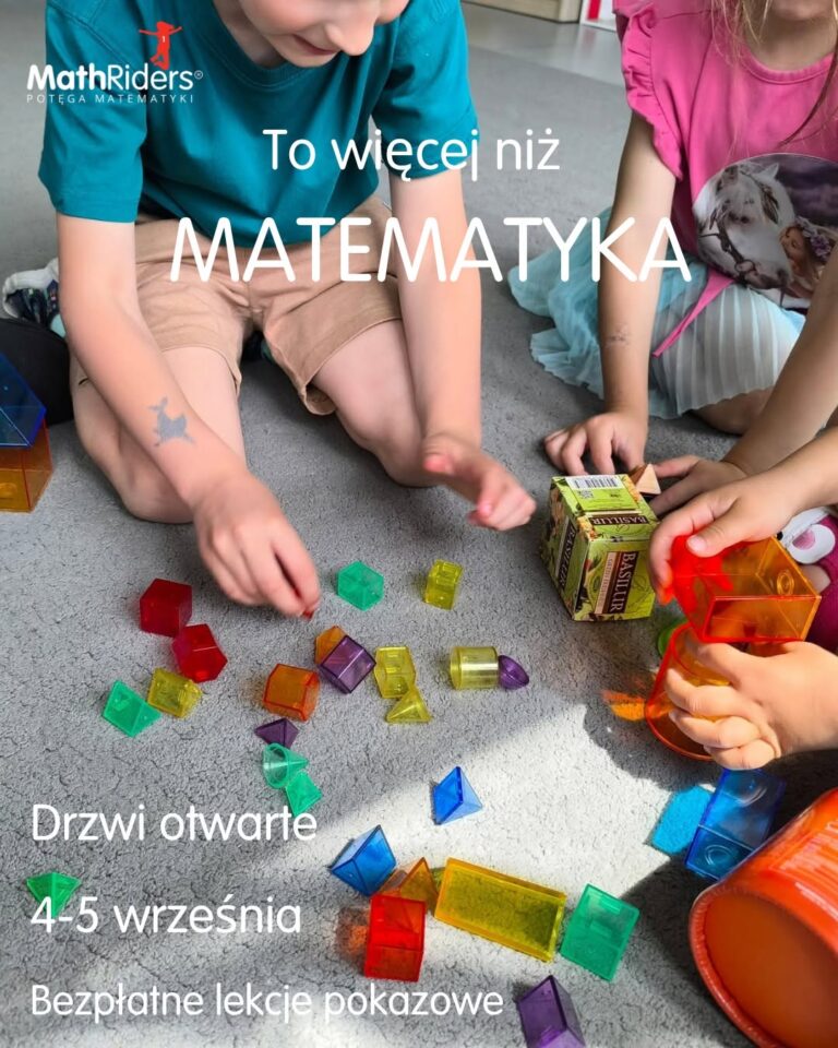 🧮 Drzwi Otwarte w&nbsp;MathRiders – sprawdź, czy&nbsp;Twoje&nbsp;dziecko pokocha matematykę!