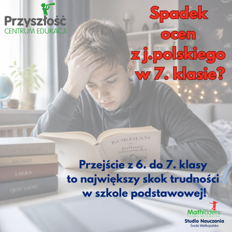 „JĘZYK POLSKI – kurs dla uczniów 7 klasy” nabór 2026/2027