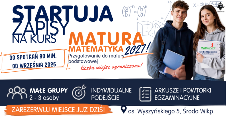 „MATEMATYKA – przygotowanie do matury podstawowej” nabór 2026/2027