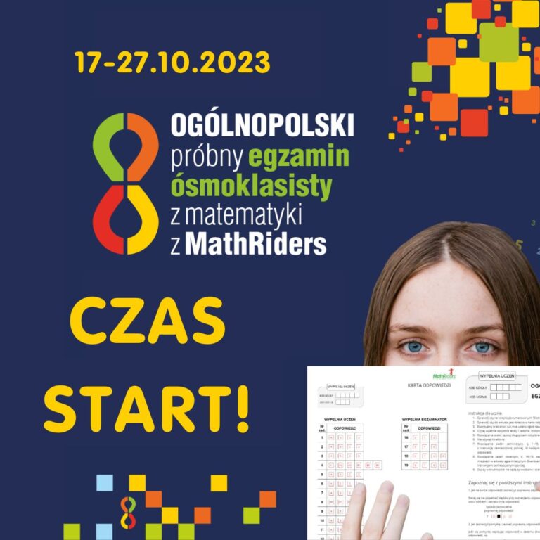 Próbny Egzamin Ósmoklasisty z MathRiders 2023/2024