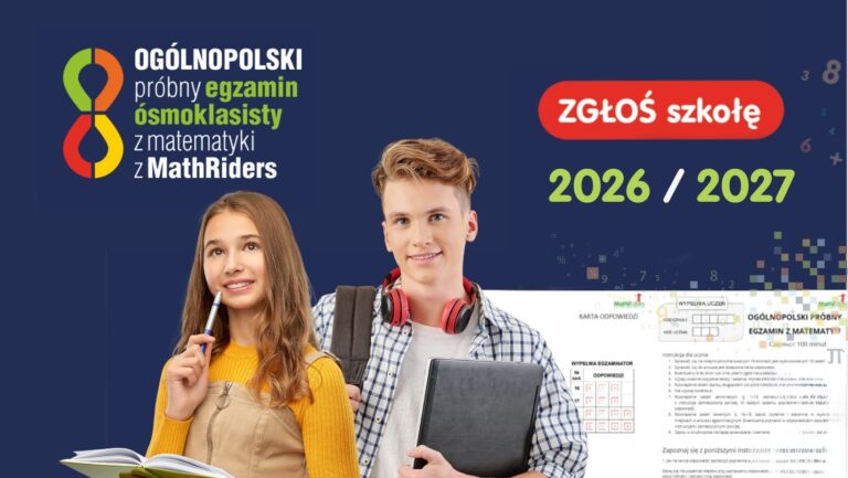 Próbny Egzamin Ósmoklasisty z&nbsp;MathRiders 2026/2027
